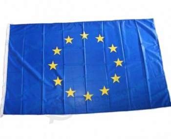 Custom 3X5FT Screen Printing Polyester EU Flags with your logo
