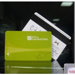 Wholesale custom Logo magnetic strip card/member pvc card/blank plastic card