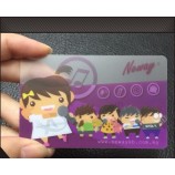 карточка персоны визитной карточки оптового изготовленного на заказ/Vip карты магнитной полосы/прозрачная карточка vip