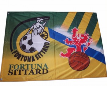 Bandera de los deportes, bandera de poliéster, bandera del club, publicidad de la bandera personalizada