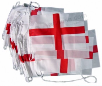 Bandeiras da corda da estamenha, bandeira de suspensão da corda, venda por atacado da estamenha de Inglaterra