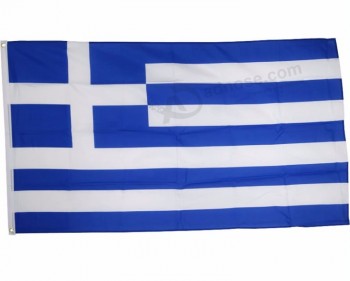 Impressão de poliéster grécia bandeira grega atacado