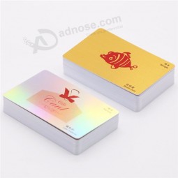 Wholesale custom Shenzhen manufacturer custom laser logo metal rfid member card