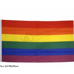 Bandeiras da orientação sexual, bandeira do orgulho gay, costume da bandeira do arco-íris