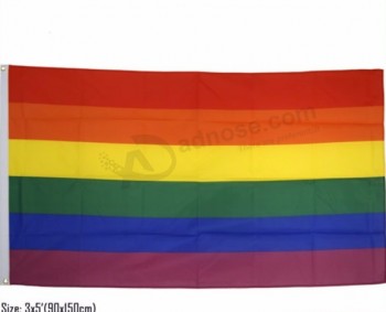 Drapeaux d'orientation sexuelle, drapeau de la fierté gay, coutume de drapeau arc-en-ciel