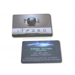 Wholesale custom section pvc black member name card with logo
