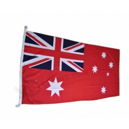 Custom 1800*900mm Spun Polyester Outdoor Banner Red Australia Flag with your logo