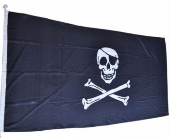 180X90cm Spun Polyester Jolly Roger or Pirate Flag Wholesale