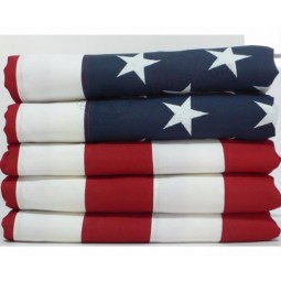 Custom USA Appliqued Flag, USA Embroidered Flag Wholesale