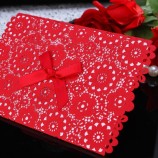 Wholesale custom high quality Chinese style wedding invitation card,laser cut wedding invitation card design