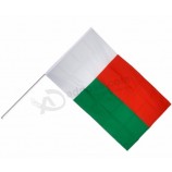 Plastic./Houten/Stalen vlaggenmast op hand vlaggen groothandel zwaaien