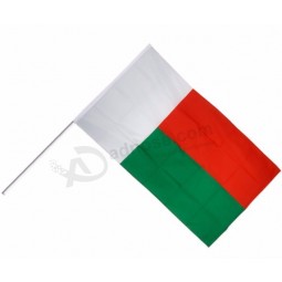 Plastic/Wooden/Steel Flagpole on Hand Waving Flags Wholesale