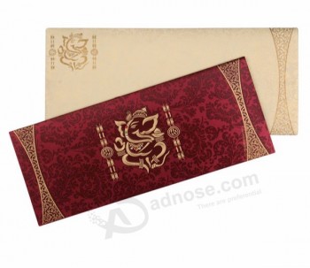 China Hot Sale Unique Wedding Invitation Cards Printing with your logo