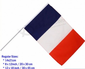 N'importe quelle taille polyester tous les pays main drapeau personnalisé
