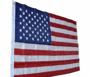 刺绣星星210d牛津聚酯美国条纹美国国旗批发