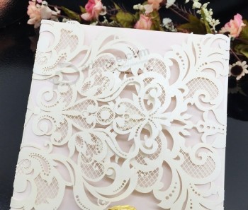 Wholesal custom wedding invitation card / flash card / greeting card printing with your logo