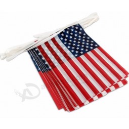 Cheap Polyester Strings USA Flags Wholesale