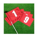 Stof sport banner afdrukken voor golf gat falgs groothandel