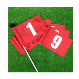 织物印花运动旗帜为高尔夫球洞批发