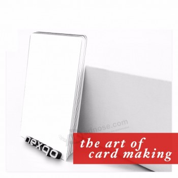 卸売cusotM品質プリントPvc/ペットの空白のプラスチック製のIDカード/シリーズ番号の従業員カード