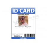 Wholesale custom Plastic employee id card( BV Assessed Manufacturer) with your logo