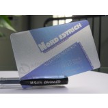 Wholesale custom personalized PVC ID card/employee ID card/transparent business card wholesales with your logo