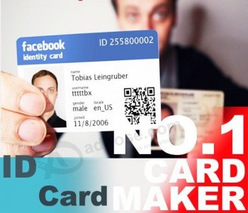 カスタム最高品質の空白のサンプル企業の従業員の従業員のIDカードのフォーマット