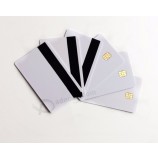 Magnetic Stripe Card With SLE4442 Chip For Employee Card with high quality