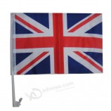 Good quality national polyester durable car flag wholesale