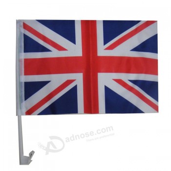 Good quality national polyester durable car flag wholesale