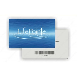 新来的塑料人员/ 员工身份证qr条码塑料卡