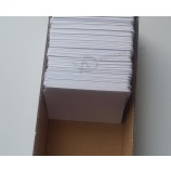 Good quality white printable pvc card used for ID cards employee cards educational cards with your logo