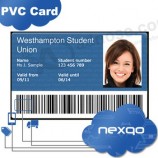 印刷可能なnfcプラスチック製の従業員の写真のIDカードの特別なデザイン