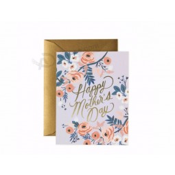 wholesale custom high quality birthday greeting card thank you card invitation cards postcard with envelop