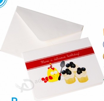 Factory supplier free sample glossy lamination wholesale high quality custom shape postcard