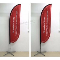 manufacturer two-sided wind sign sail beach banner flag wholesale