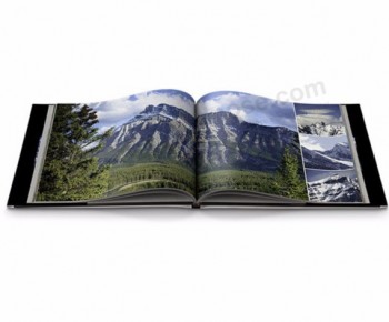 China customized made printing free design new style cheap paperback board postcard book printing
