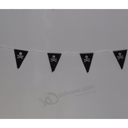 Custom bunting string triangle flags for decoration wholesale
