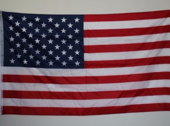 Barato bandeira aMericana poEuiéster 3x5ft pendurado bandeira de vôo atacado