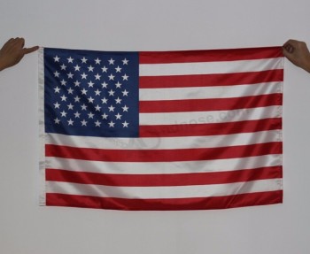 Bandeira aMericana 3x5ft pendurado póEuo de bandeira de vôo atacado
