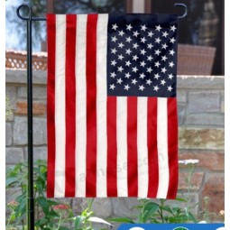 도매 정원 플래그 미국 국기와 환영 플래그를 사용 하여 설정