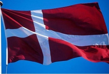 고품질의 폴리 에스테르 덴마크 국립 국기 도매 