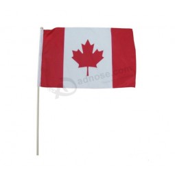 Bandiera deL bastone deLLa Mano per La bicicLetta da corsa deL Canada F1 in abitudine MontreaL