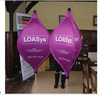 Indoor stand lantern flags, 2.3m LED display banners, LED lantern banners for decoration with your logo