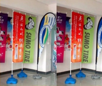 Indoor Banner Decorative Beach Flag With Fiberglass Rod with your logo