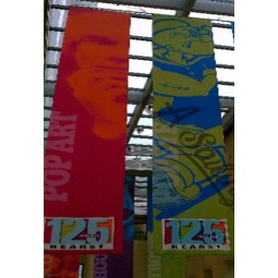 Wholesale cusstom heat sublimation flag/indoor hanging flag banner with your logo