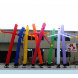 Op voorraad 6m hoge opblaasbare lucht dansers in de lucht met verschillende kleuren
