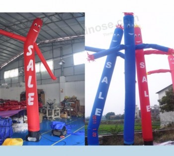 Red Color Inflatable Air Dancer With SALE Printing For Advertising