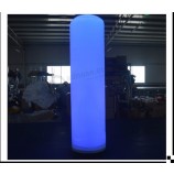 New Zealand H:3m lighting inflatable column, LED inflatable wedding tube for sale with your logo