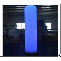 New Zealand H:3m lighting inflatable column, LED inflatable wedding tube for sale with your logo